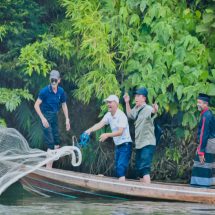 Baliok Batobo Ka Kampuong, Pj Bupati Kampar Cokau Langsung Ikan Lubuk Larangan Batu Sanggan